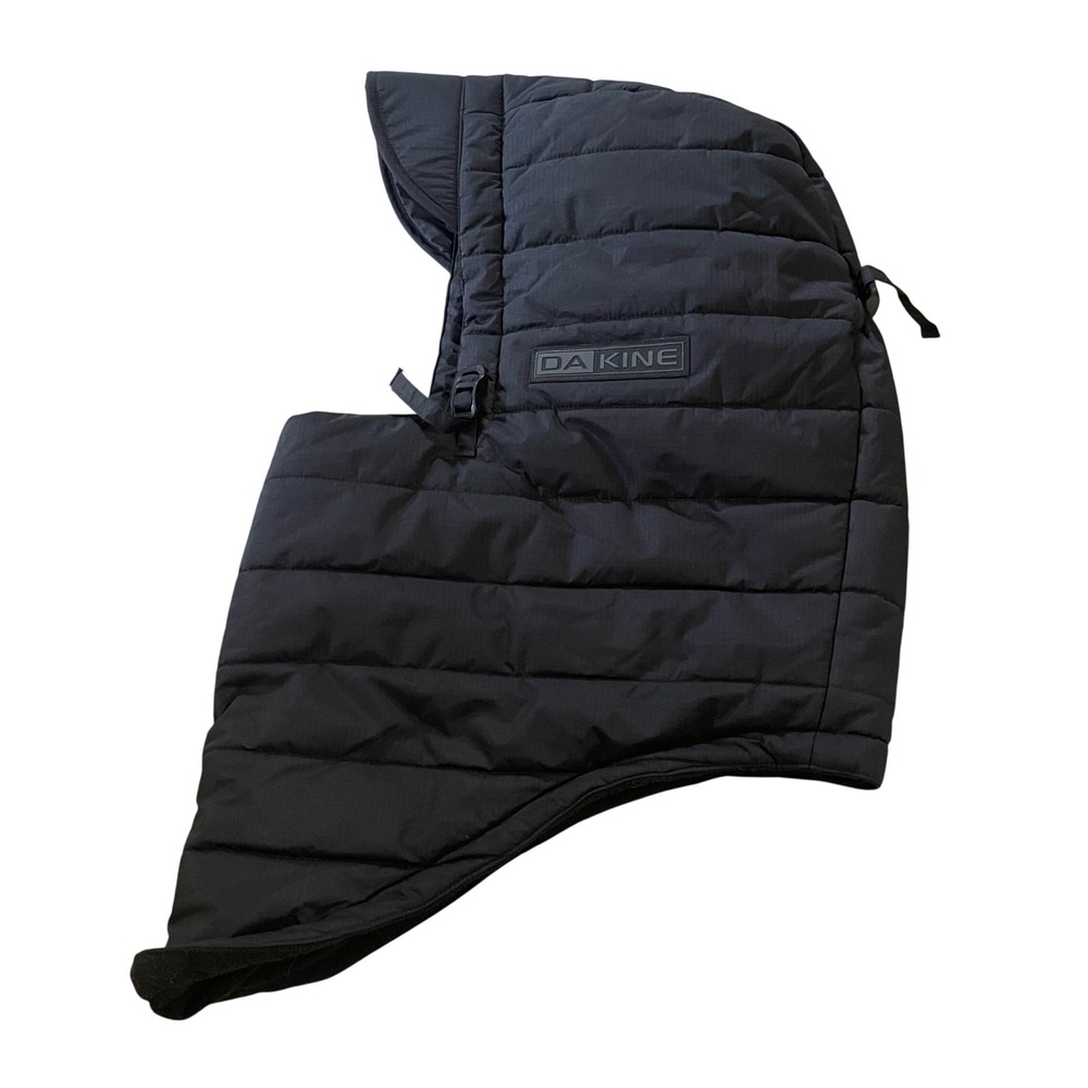 Dakine Black Quilted‎ Insulated Hood Balaclava Ski Snowboard Face Mask One Size
